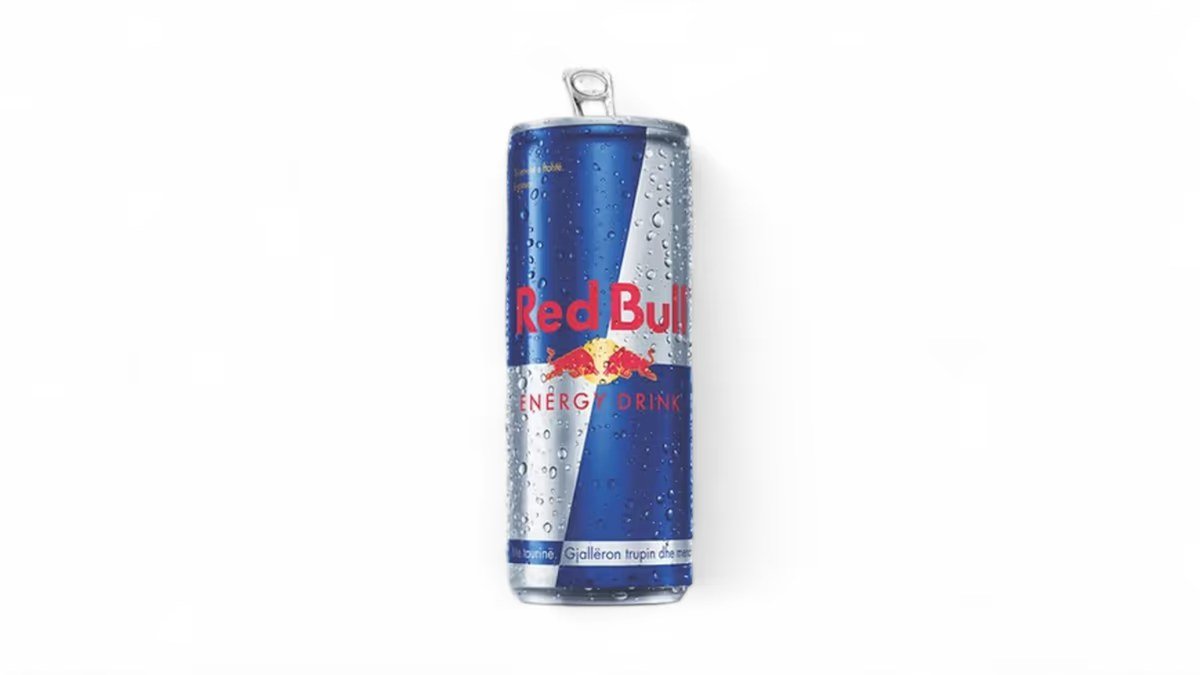 Red Bull energy drink can